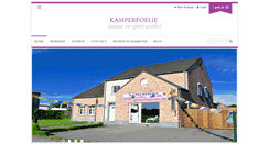 Desktop Screenshot of kamperfoelie.com